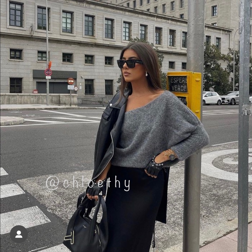 Zara ASYMMETRIC KNIT BOLERO